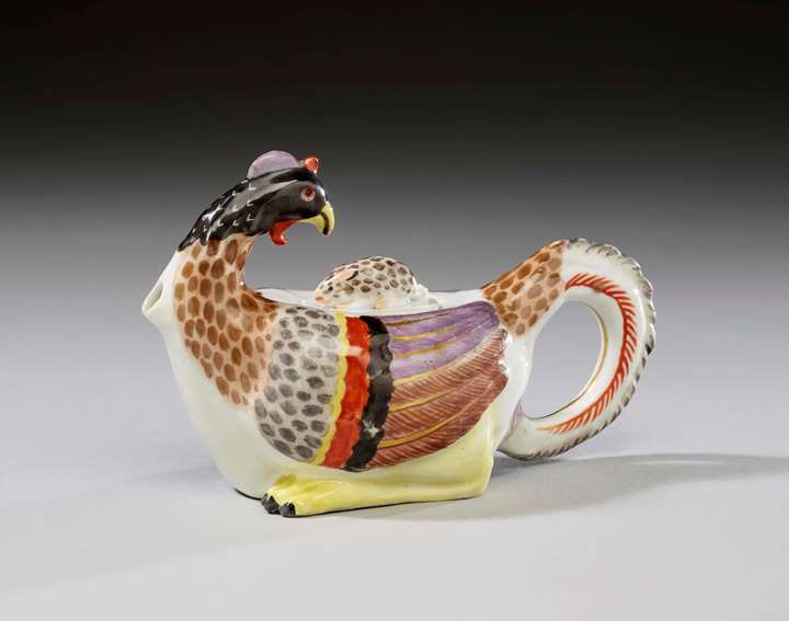 Rooster shaped tea pot after a Chinesen Yixing example